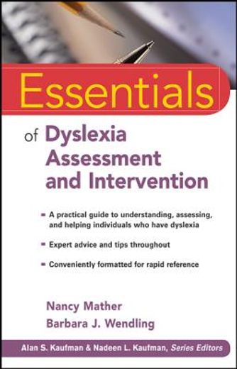 essentials of dyslexia assessment and intervention (en Inglés)