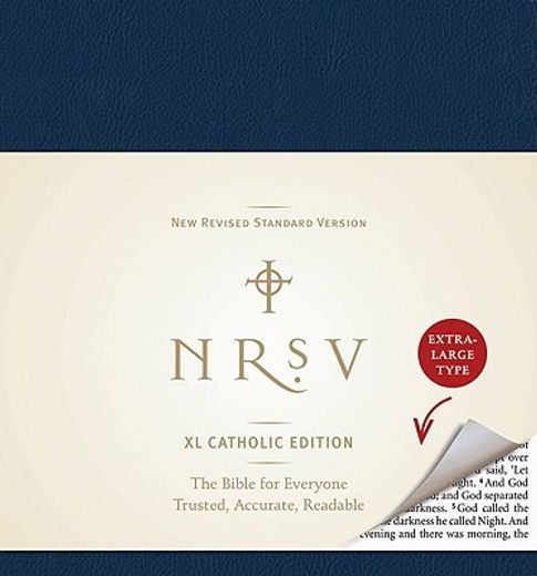 holy bible,new revised standard version xl catholic edition, anglicized text, navy
