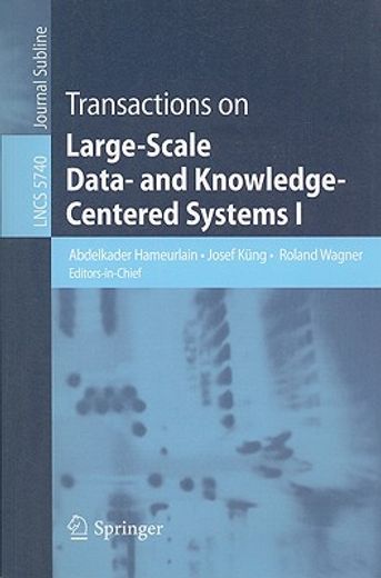 transactions on large-scale data- and knowledge-centered systems i (en Inglés)