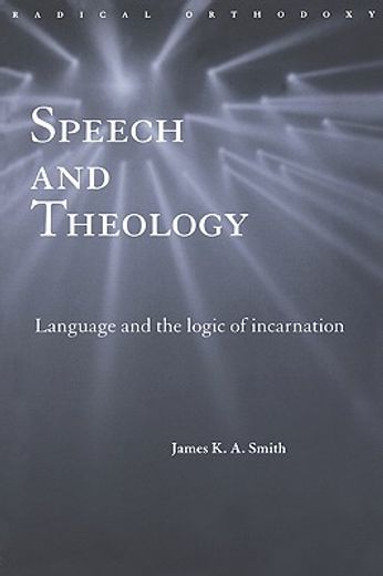speech and theology,language and the logic of incarnation