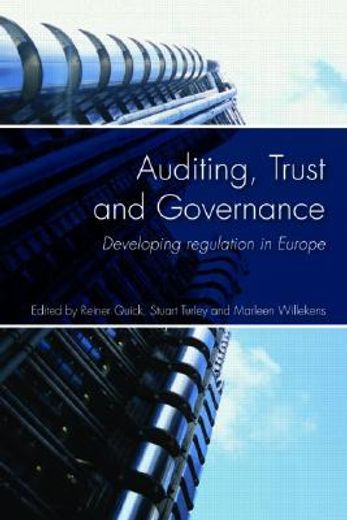 auditing, trust and governance,regulation in europe