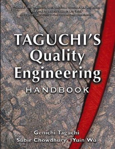 Taguchi's Quality Engineering Handbook (in English)