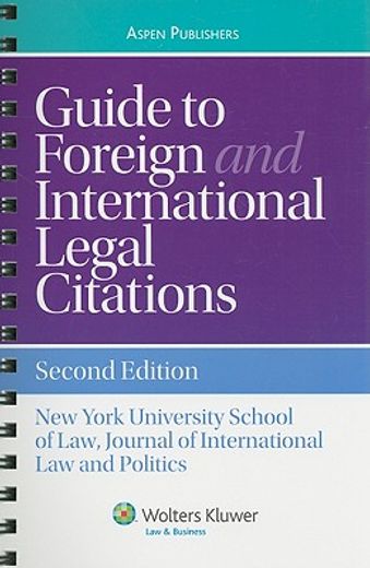 guide to foreign and international legal citations