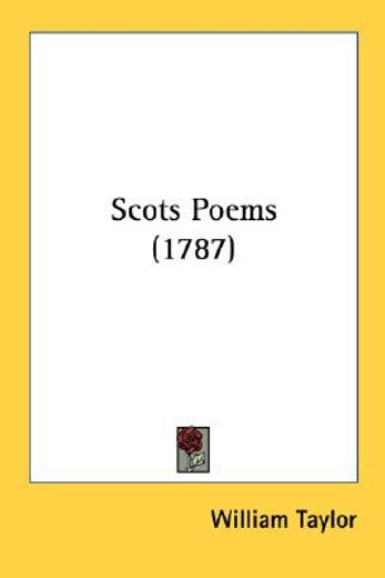 scots poems (1787)