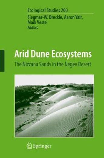 arid dune ecosystems,the nizzana sands in the negev desert