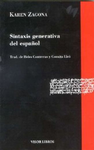 Sintaxis generativa del español (Gramática del Español)