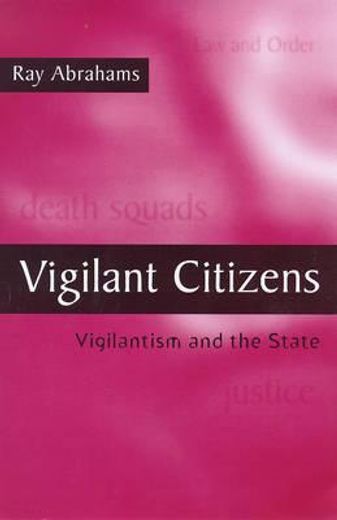 vigilant citizens,vigilantism and the state