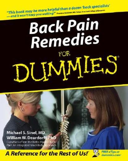 back pain remedies for dummies (en Inglés)
