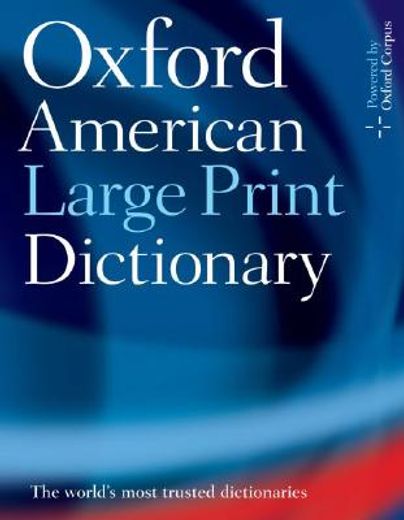 oxford american large print dictionary (en Inglés)
