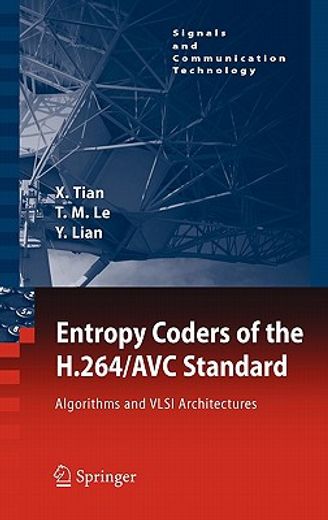entropy coders of the h.264/avc standard,algorithms and vlsi architectures
