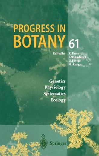 progress in botany 61 (en Inglés)