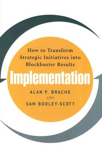 implementation,how to transform strategic initiatives into blockbuster results