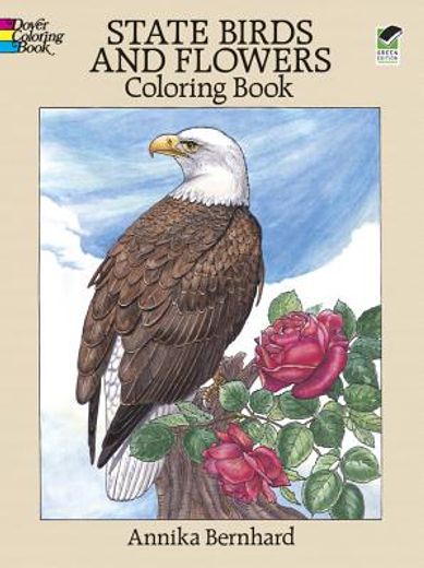 state birds and flowers coloring book (en Inglés)