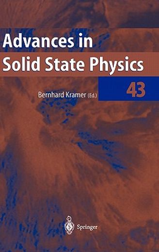 advances in solid state physics / volume 43