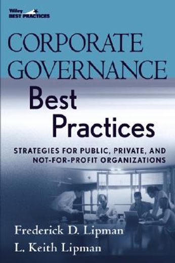 corporate governance best practices,strategies for public, private, and not-for-profit organizations