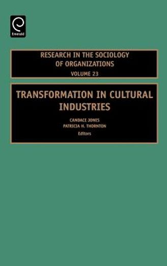 transformation in cultural industries