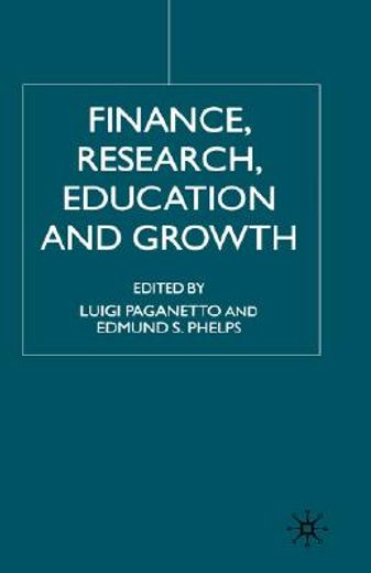 finance, research, education & growth (in English)