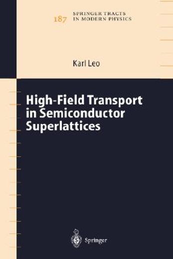 high-field transport in semiconductor superlattices (in English)