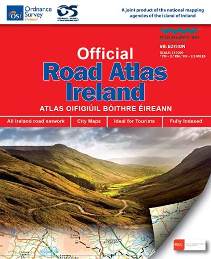 Irland Official 1: 210 000: Autoatlas (in English)