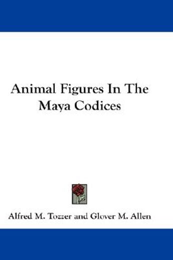animal figures in the maya codices