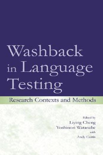 washback in language testing,research contexts and methods
