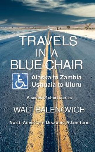 travels in a blue chair