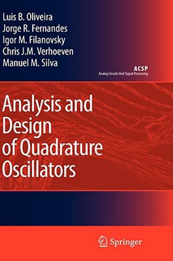 analysis and design of quadrature oscillators