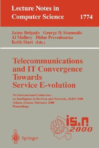 telecommunications and it convergence. towards service e-volution (in English)