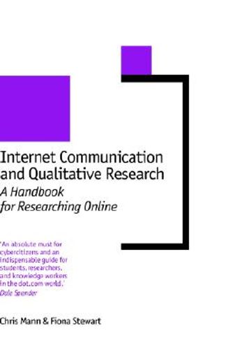 internet communication and qualitative research,a handbook for researching online