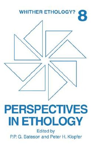 perspectives in ethology (en Inglés)