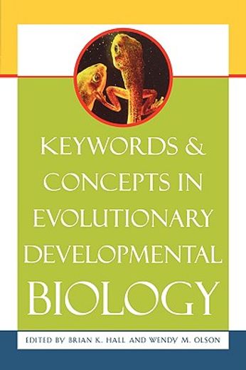 keywords and concepts in evolutionary developmental biology