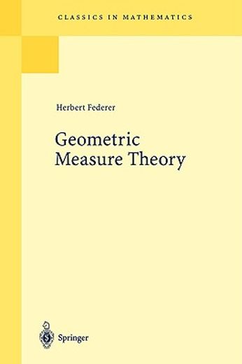 geometric measure theory