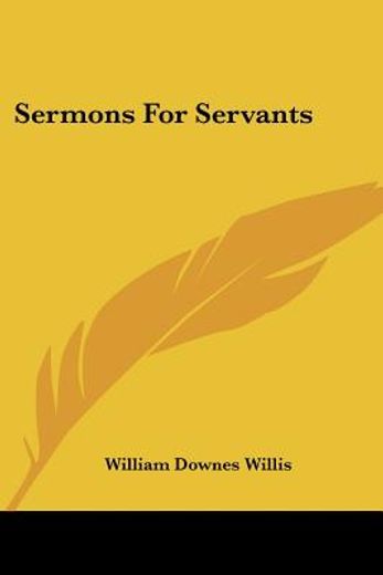 sermons for servants