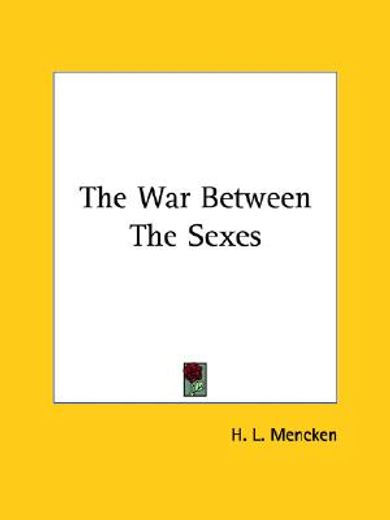 the war between the sexes