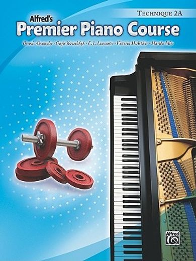 premier piano course technique, book 2a