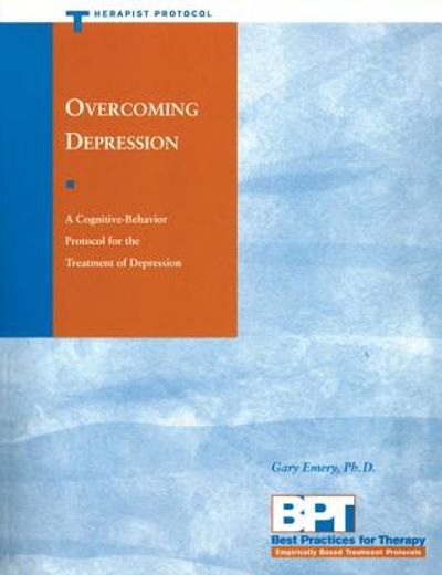 overcoming depression - therapist protocol