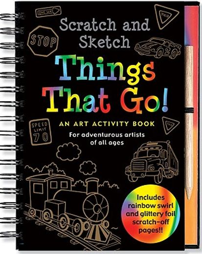 scratch & sketch, things that go