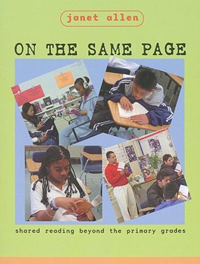 on the same page,shared reading beyond the primary grades