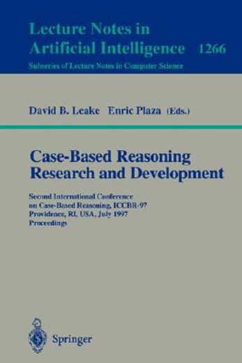 case-based reasoning research and development (in English)