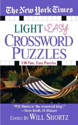 the new york times light & easy crossword puzzles (en Inglés)
