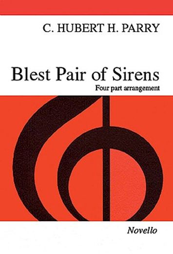 blest pair of sirens,four-part arrangements