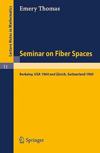 seminar on fiber spaces (en Inglés)