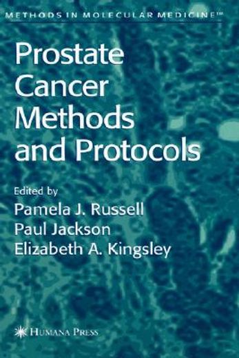 prostate cancer methods and protocols (in English)