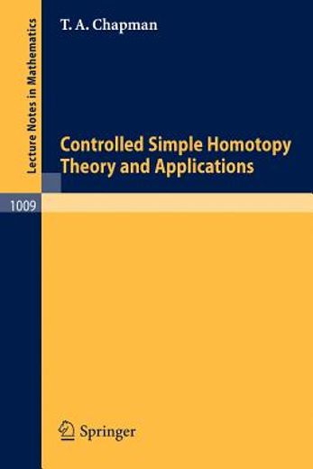 controlled simple homotopy theory and applications (en Inglés)