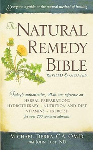 the natural remedy bible (en Inglés)