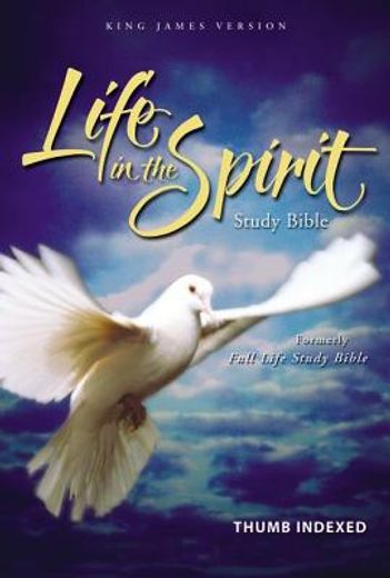 life in the spirit study bible,king james version, black, bonded leather (in English)