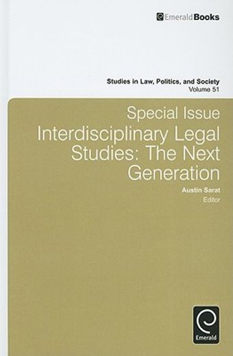 special issue interdisciplinary legal studies,the next generation