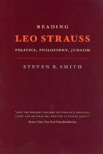 reading leo strauss,politics, philosophy, judaism