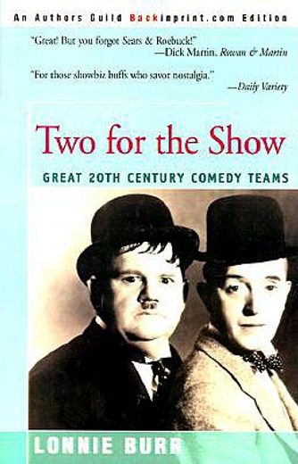 two for the show,great 20th century comedy teams (in English)