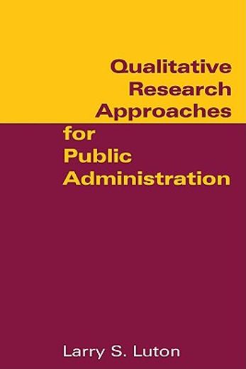 qulitative research approaches for public administration